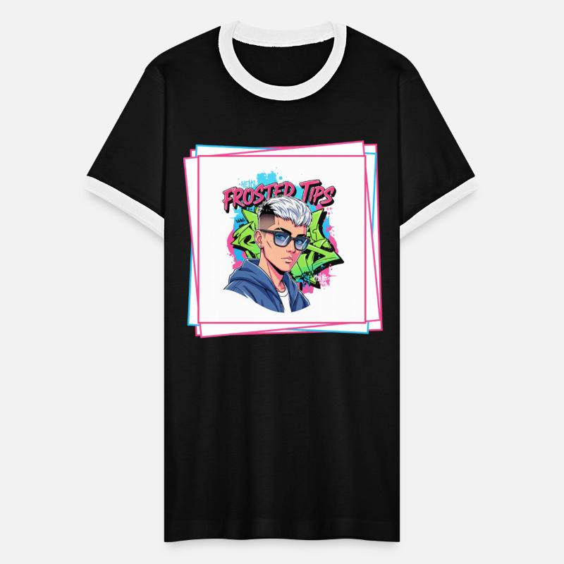 Frosted Tips Graffiti Portrait