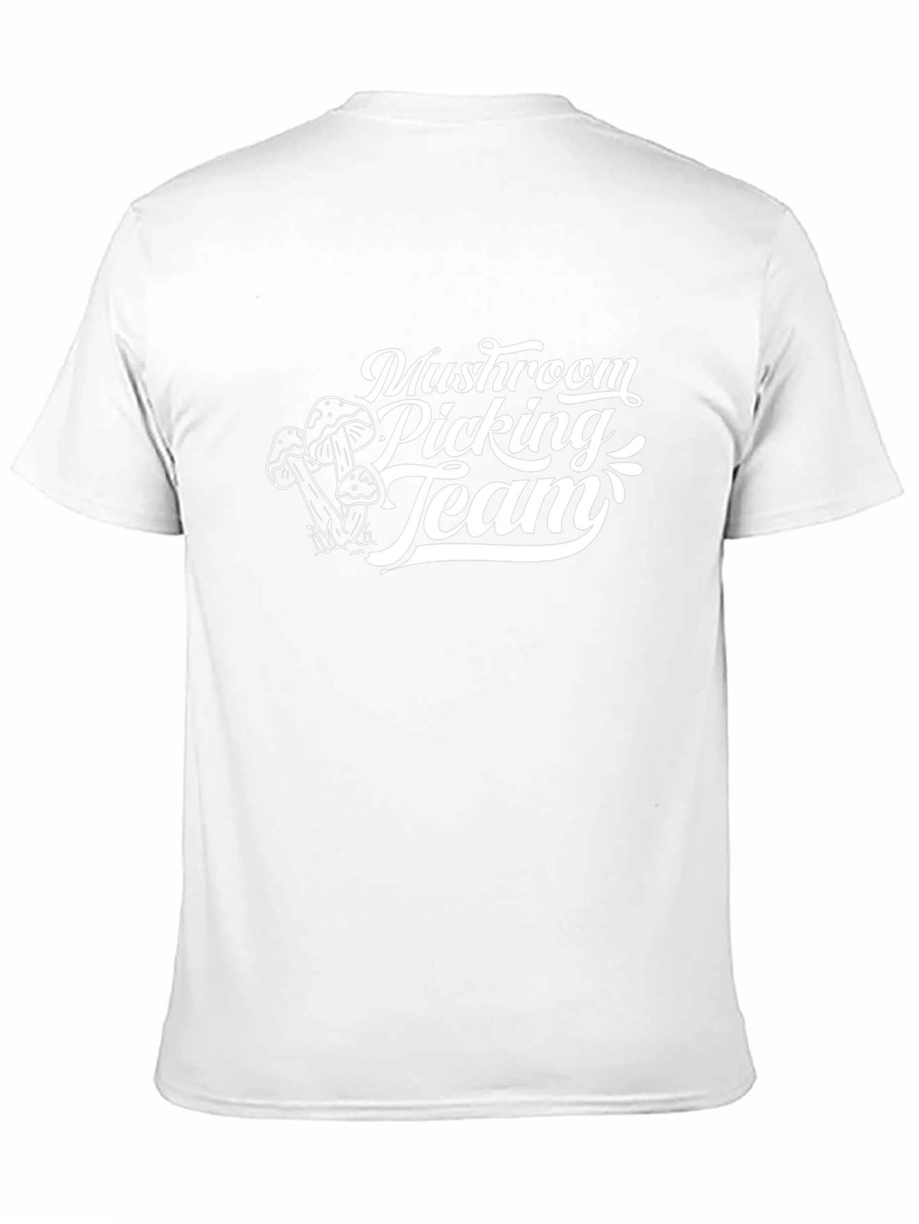 Mushroom Picking Team Black T-Shirt