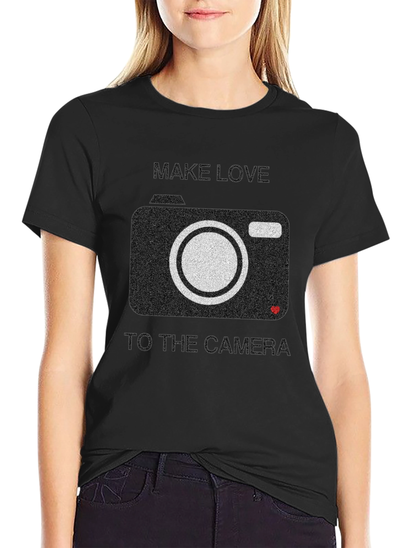Make Love to the Camera Graphic Tee