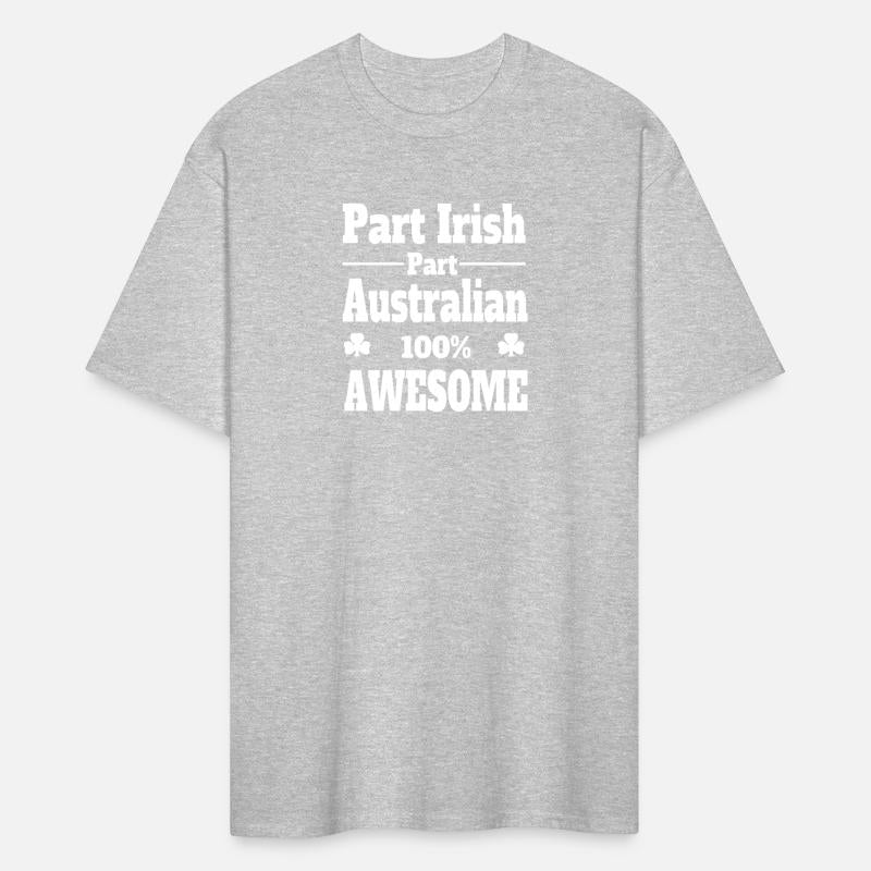 funny Irish St Patricks t shirt part Irish part