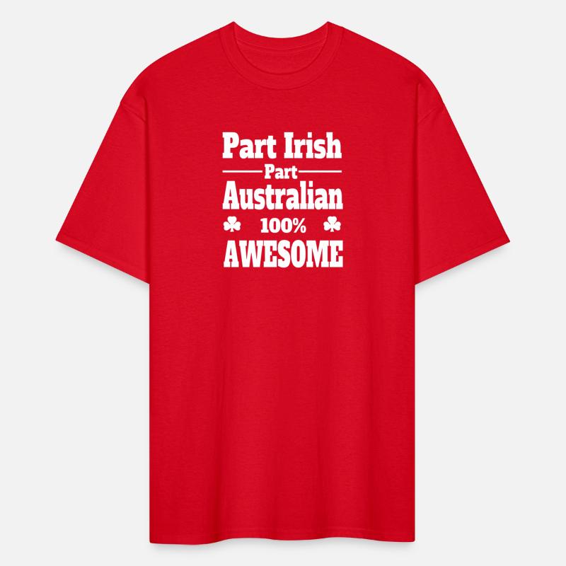 funny Irish St Patricks t shirt part Irish part