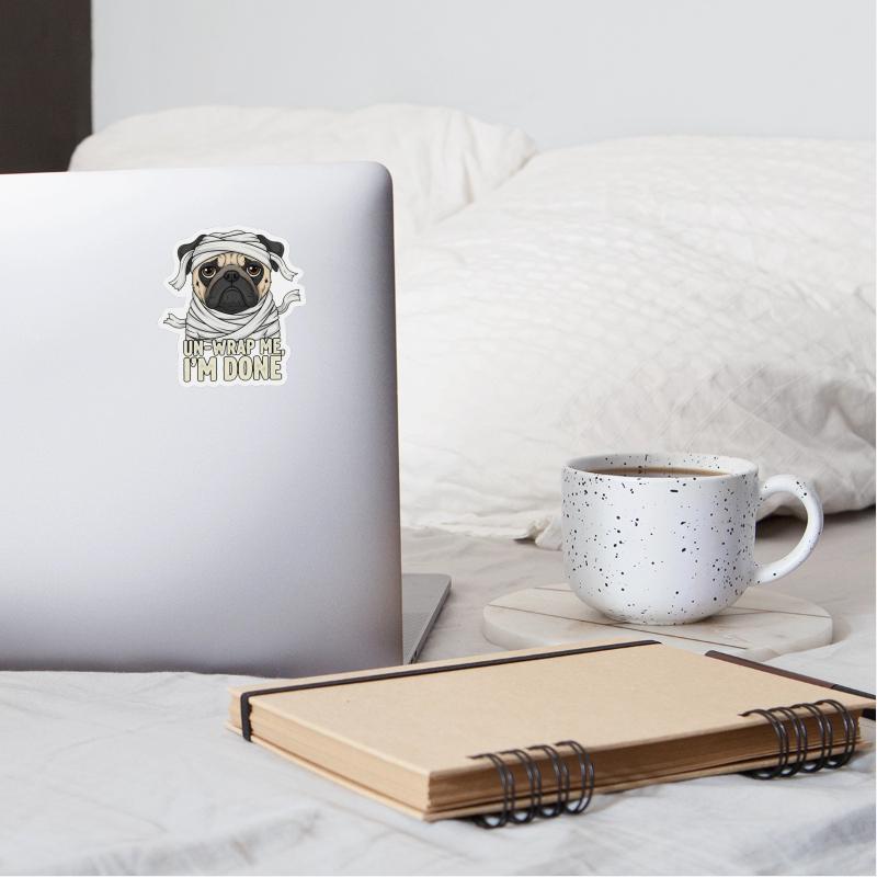Funny Mummy Dog Illustration T-Shirt