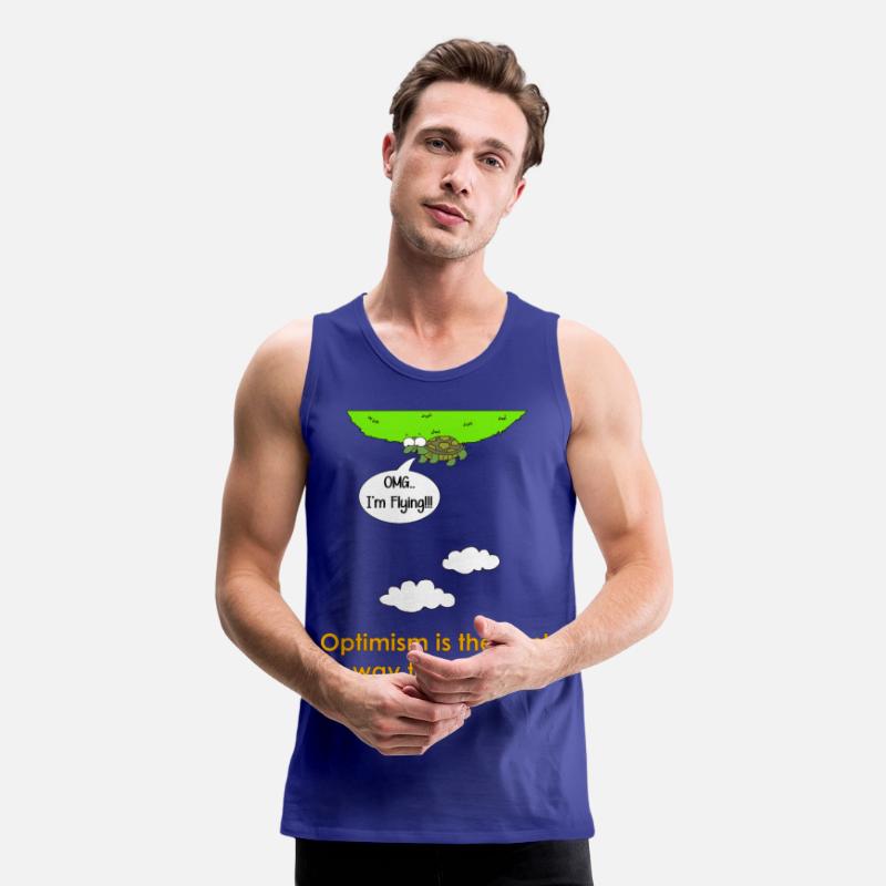 funny optimism turtle present gift tshirt
