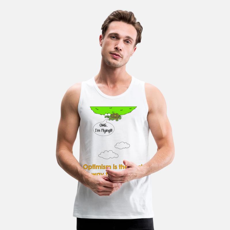 funny optimism turtle present gift tshirt