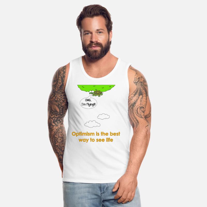 funny optimism turtle present gift tshirt