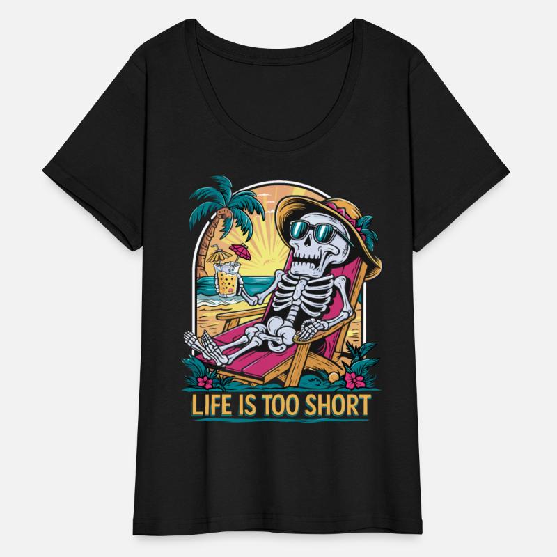 Funny skeleton with a saying for your holiday