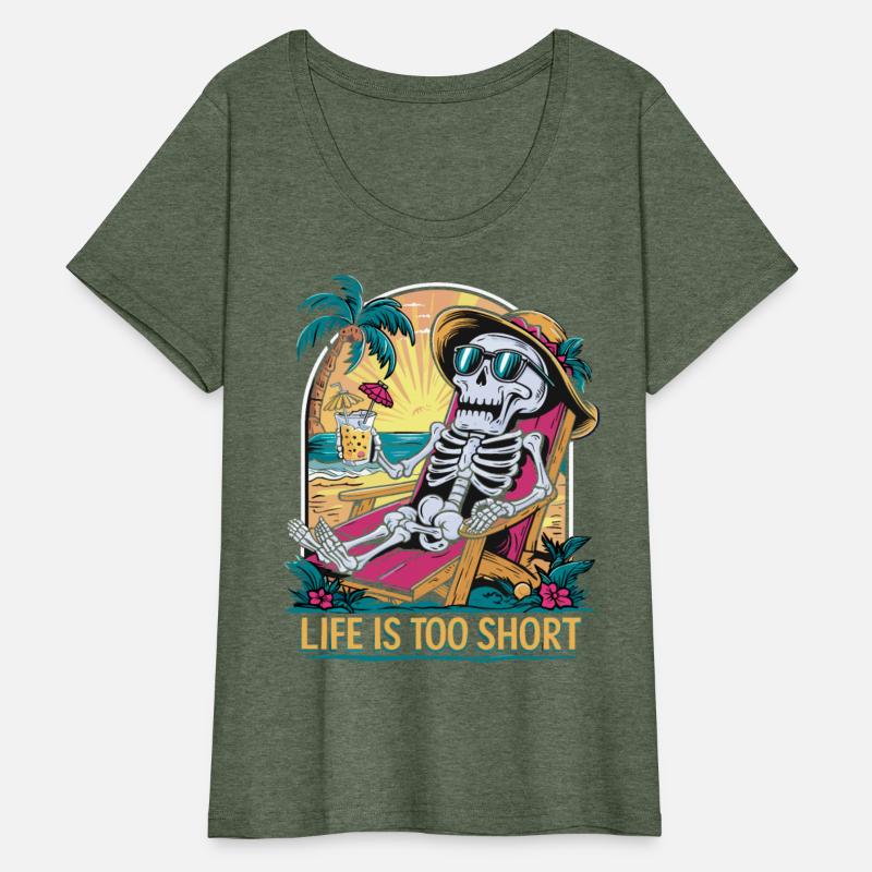 Funny skeleton with a saying for your holiday