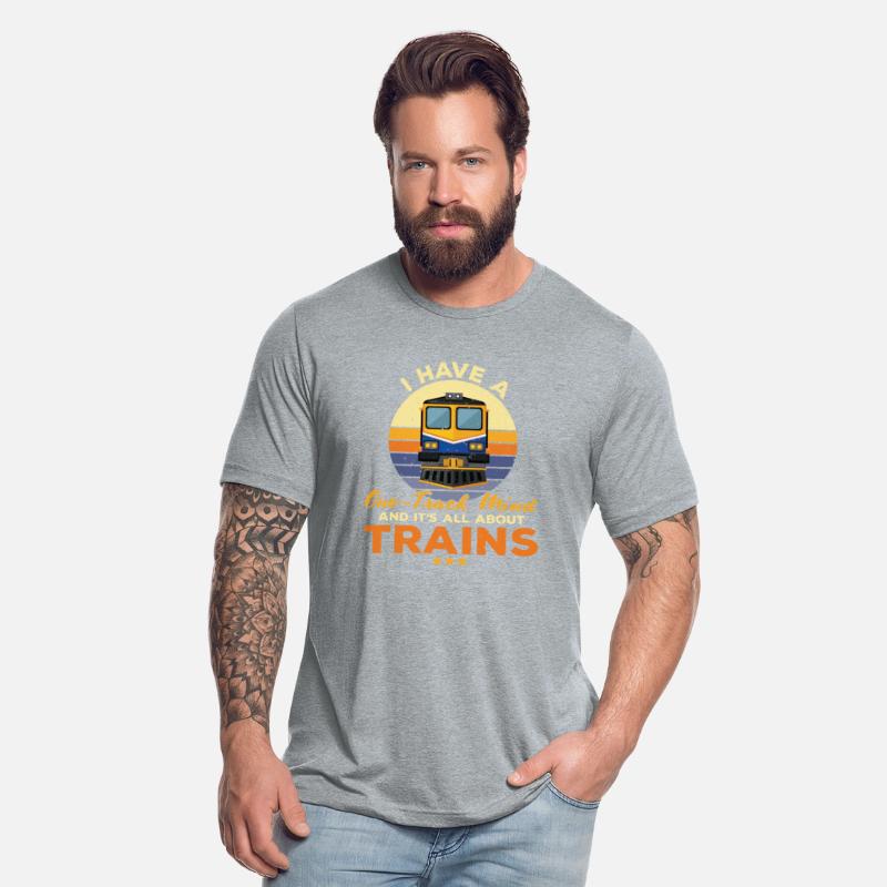 Funny Trains Lover Outfit Railway Train