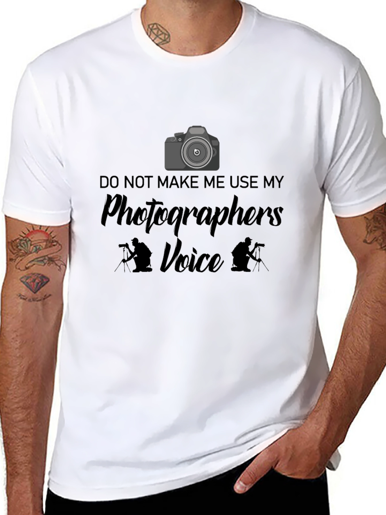 Photographers Voice Graphic Tee - Black