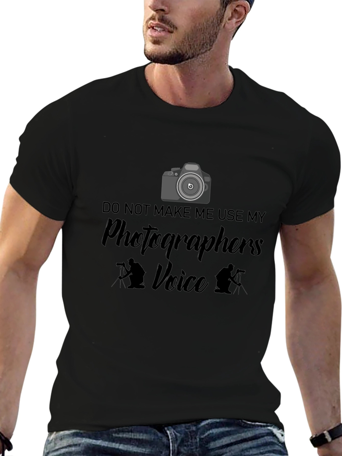 Photographers Voice Graphic Tee - Black