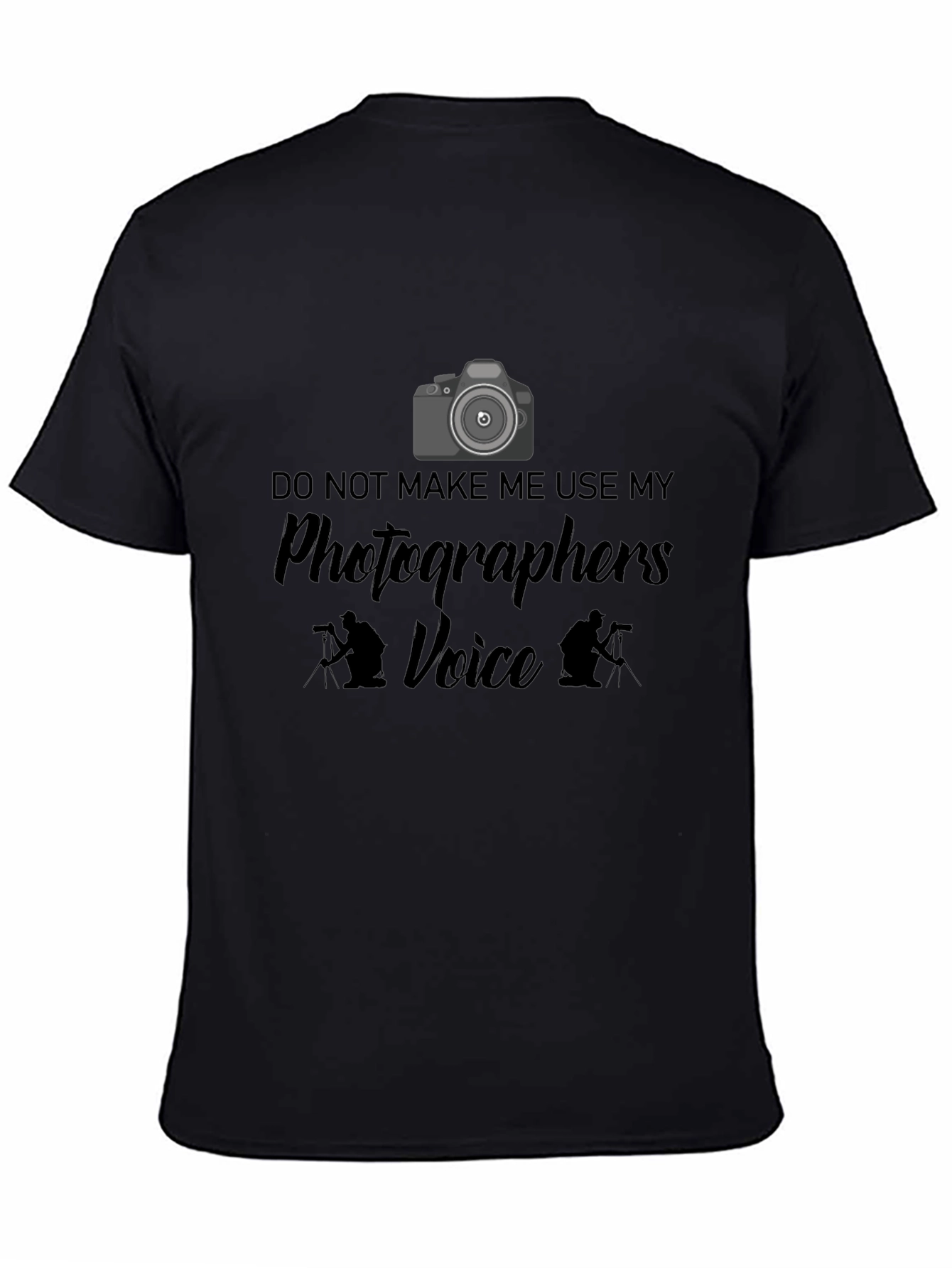 Photographers Voice Graphic Tee - Black