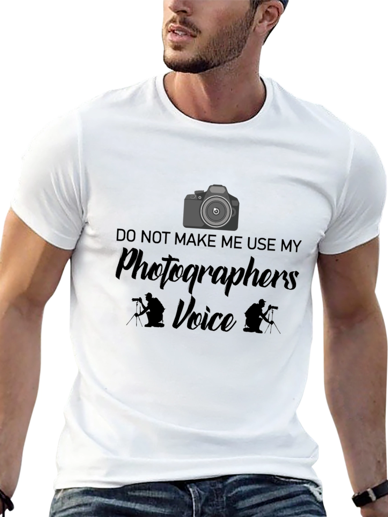 Photographers Voice Graphic Tee - Black
