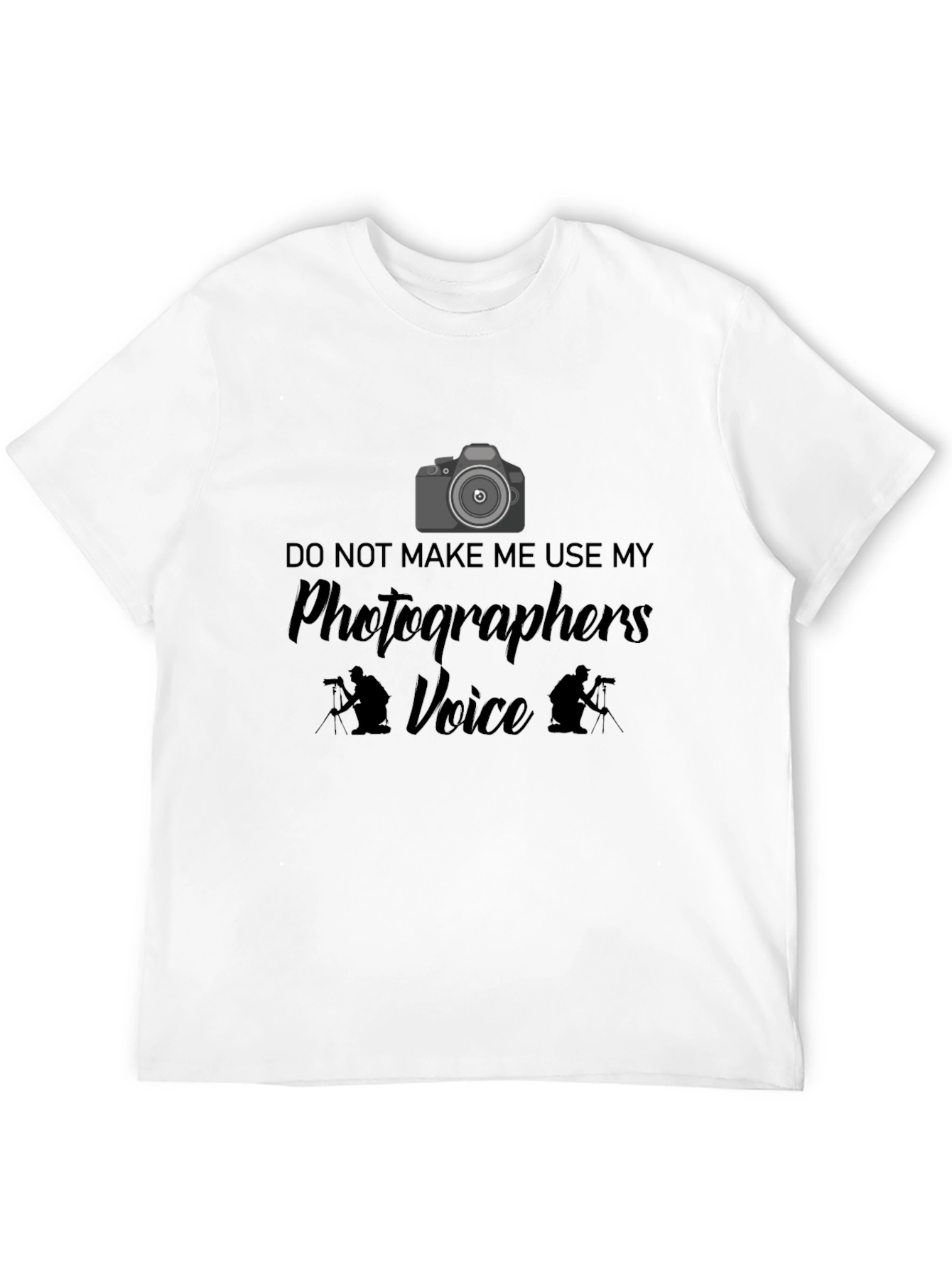 Photographers Voice Graphic Tee - Black