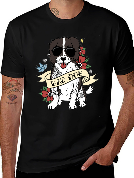 Bad Dog Graphic Tee - Unique Dog Lover T-Shirt