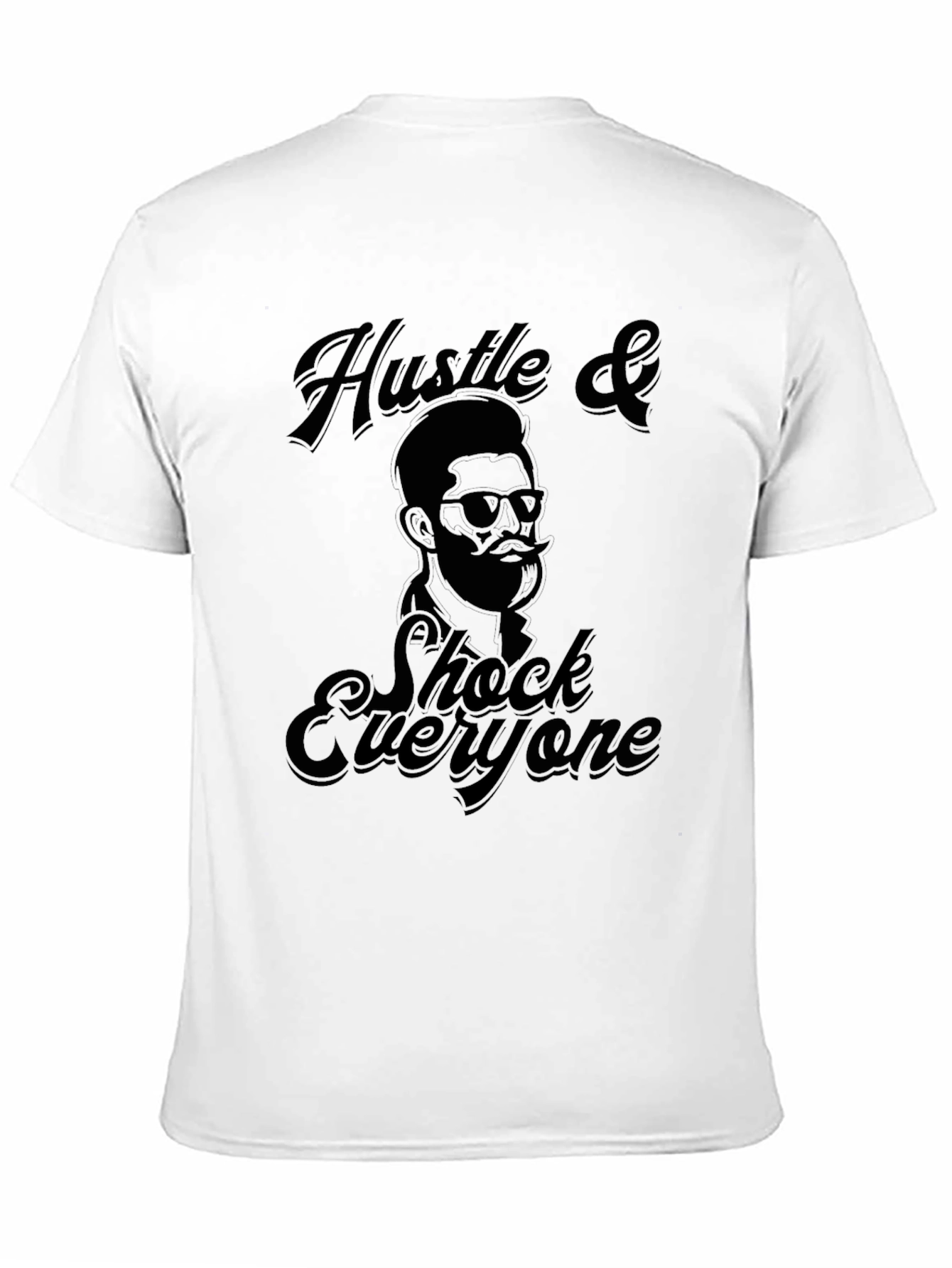 Hustle & Shock Graphic Tee - Black