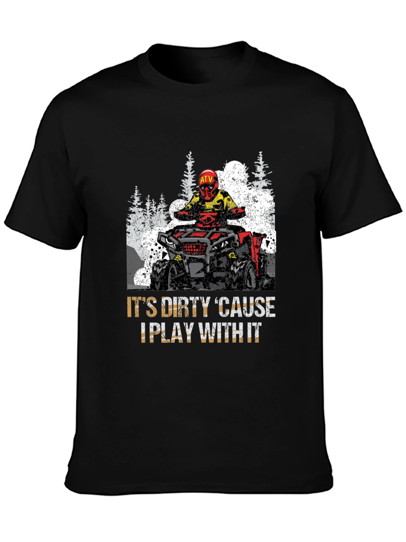 Dirty ATV Rider Graphic Tee