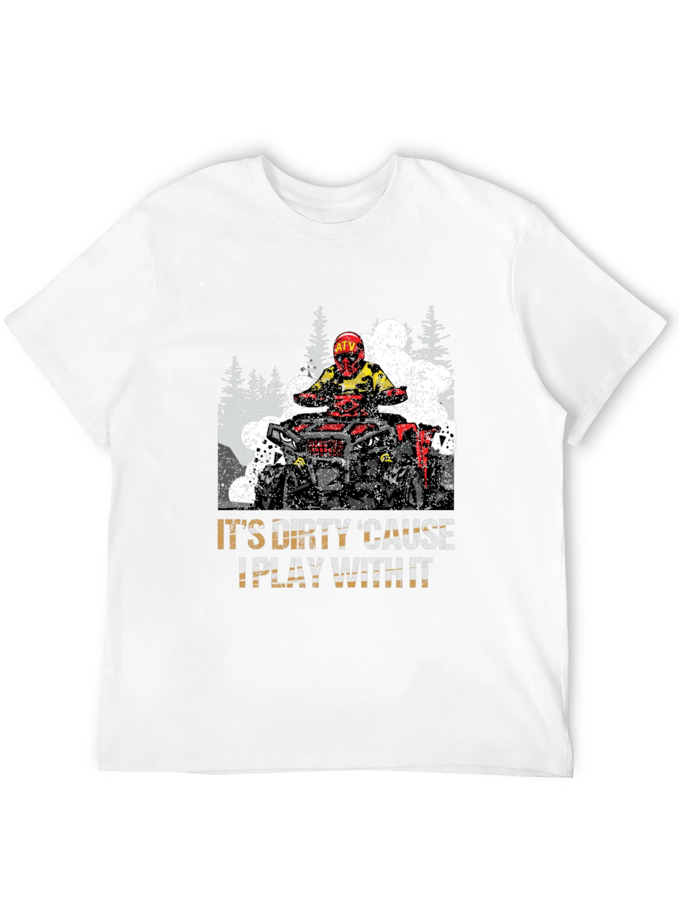 Dirty ATV Rider Graphic Tee