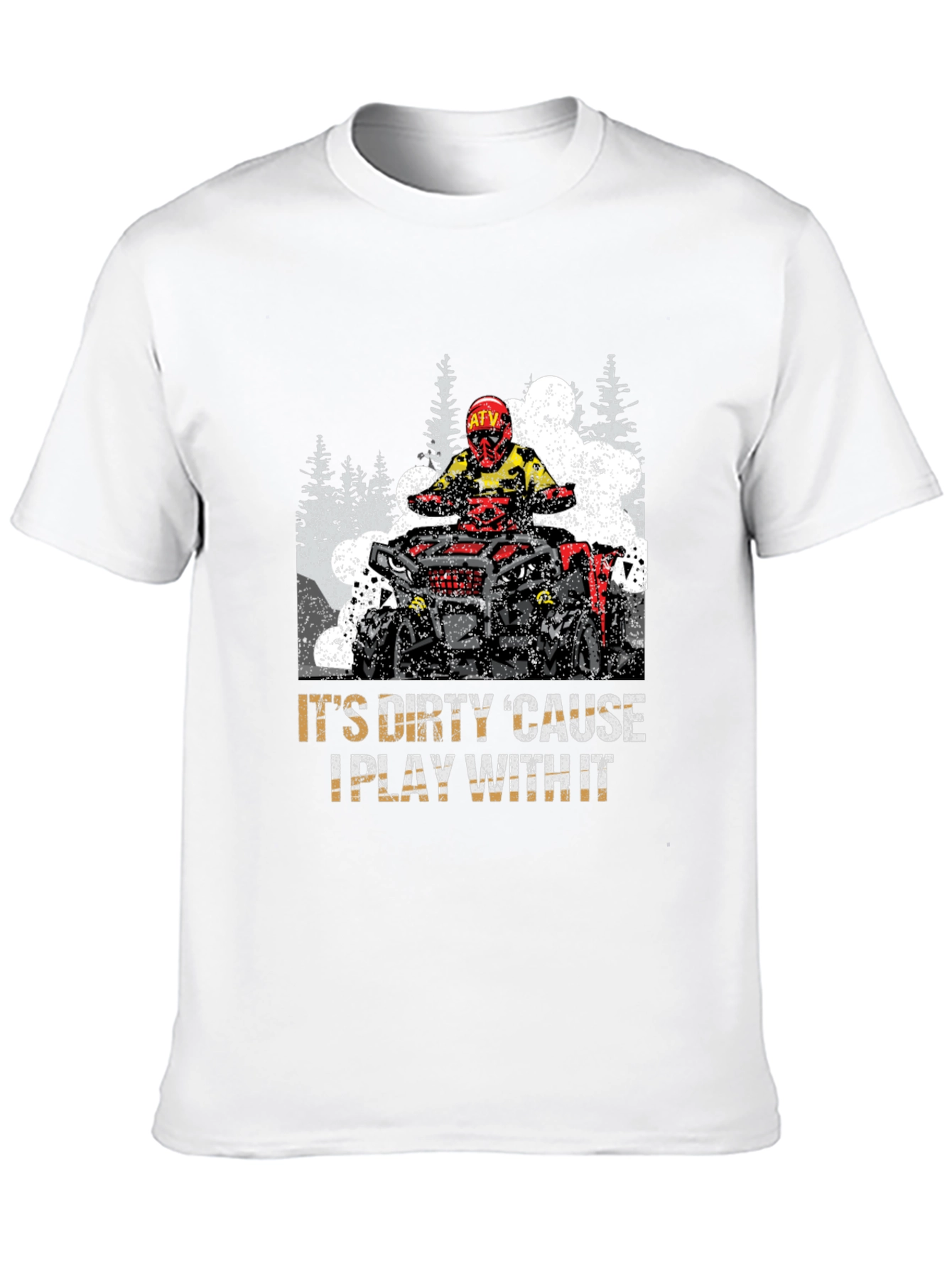 Dirty ATV Rider Graphic Tee