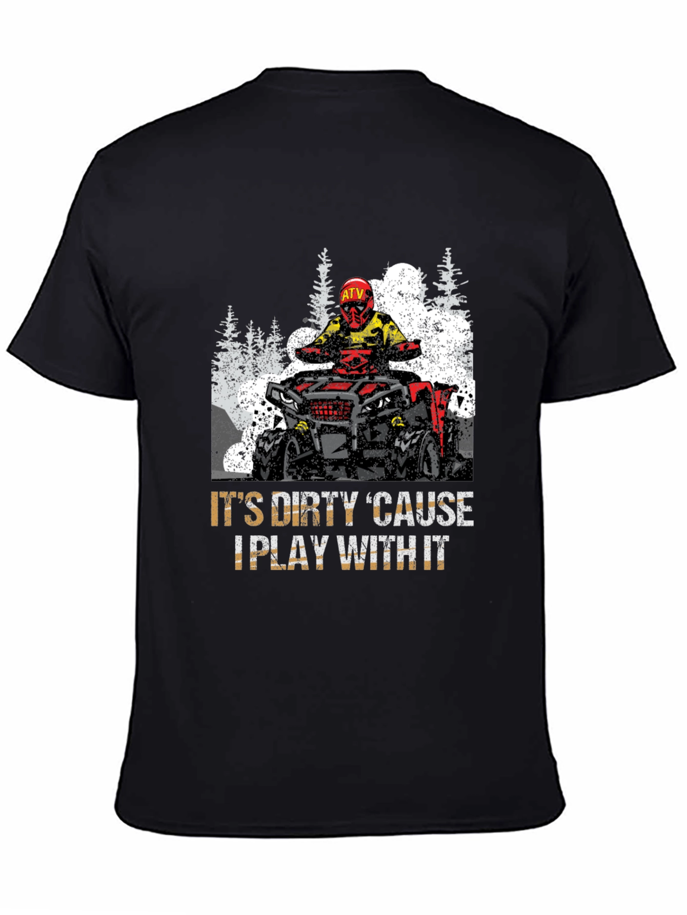 Dirty ATV Rider Graphic Tee