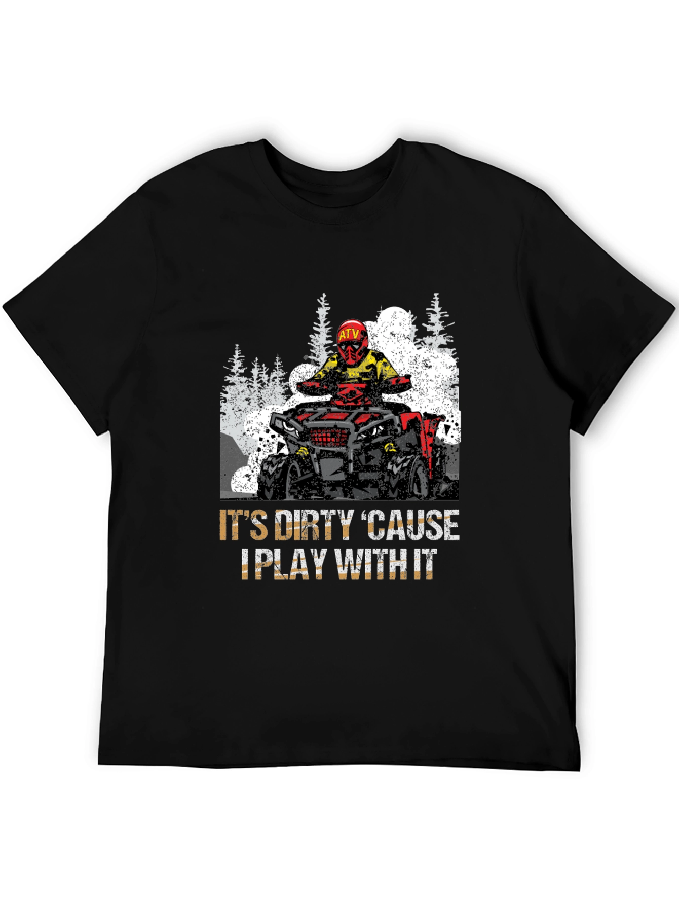 Dirty ATV Rider Graphic Tee