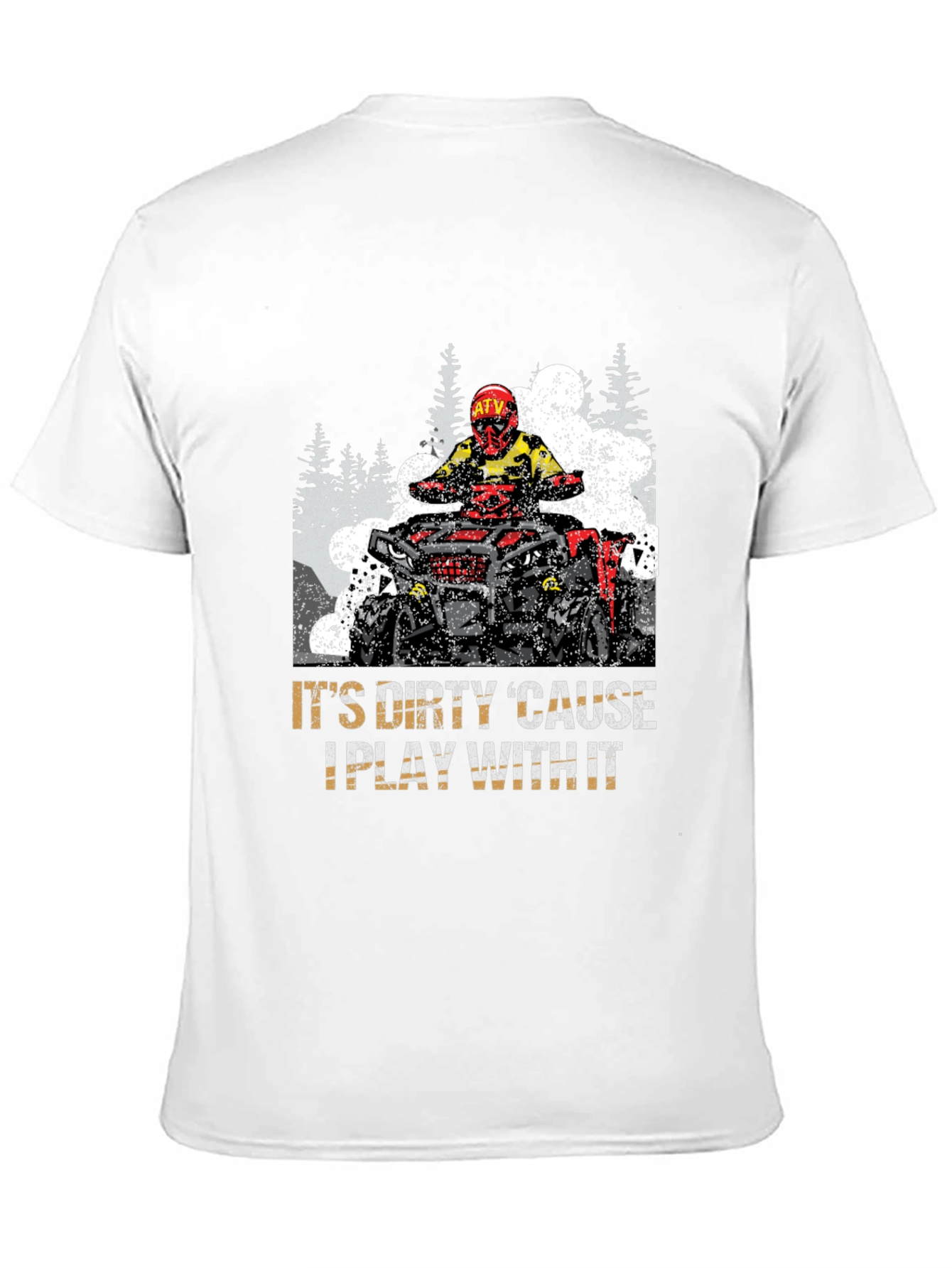 Dirty ATV Rider Graphic Tee