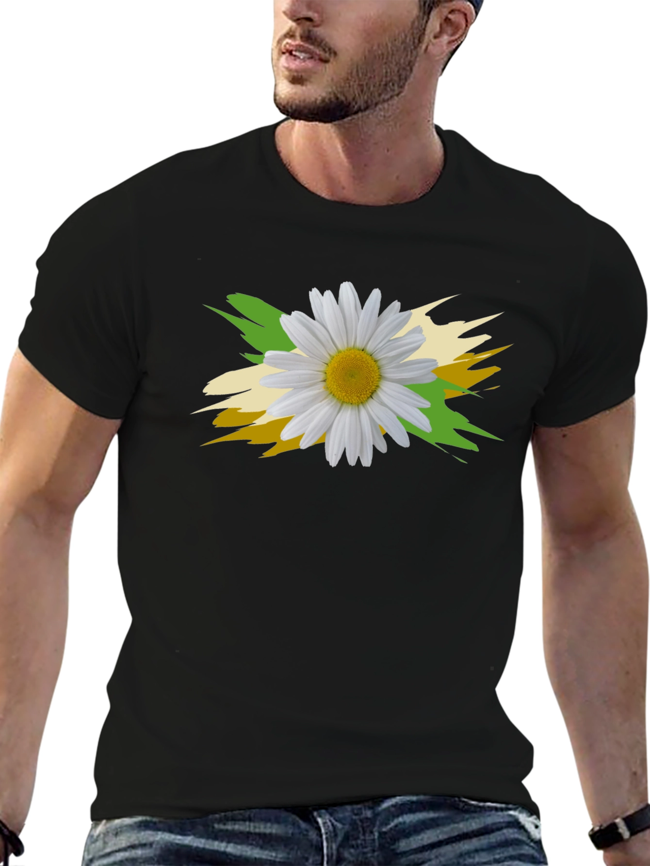 Daisy Graphic T-Shirt - Floral Design Tee