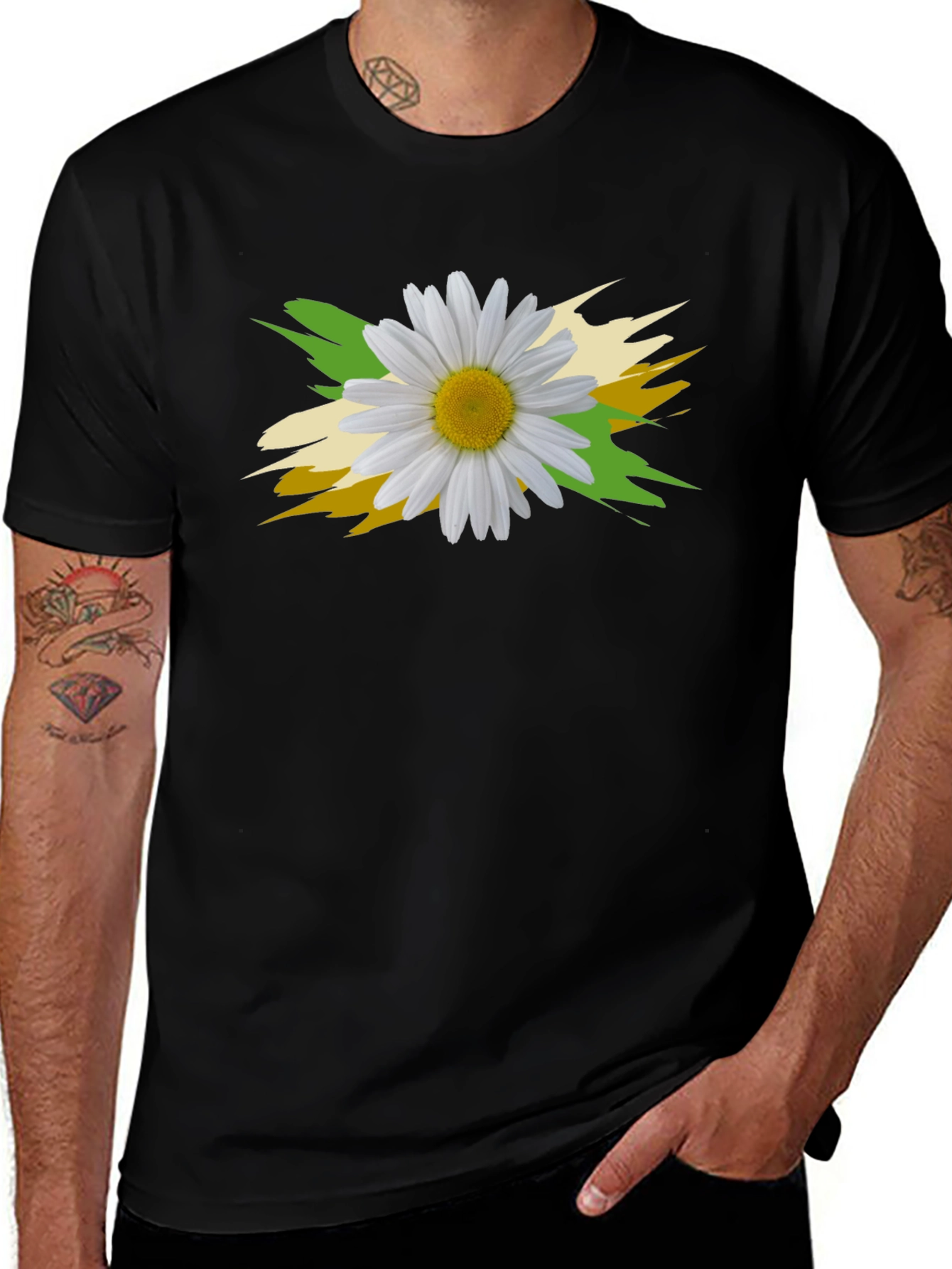 Daisy Graphic T-Shirt - Floral Design Tee
