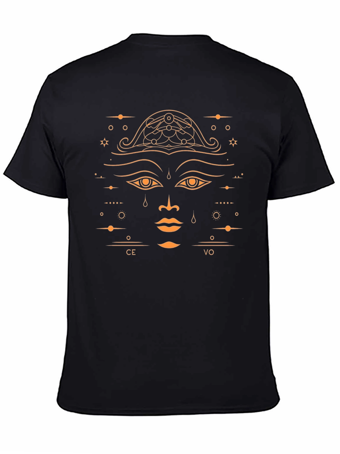 Abstract Face Graphic Tee - CE VO