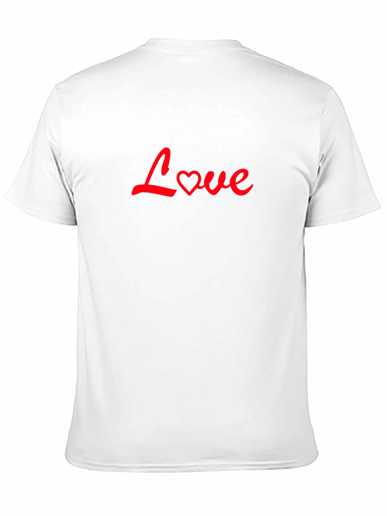 Love Heart Graphic Black Tee