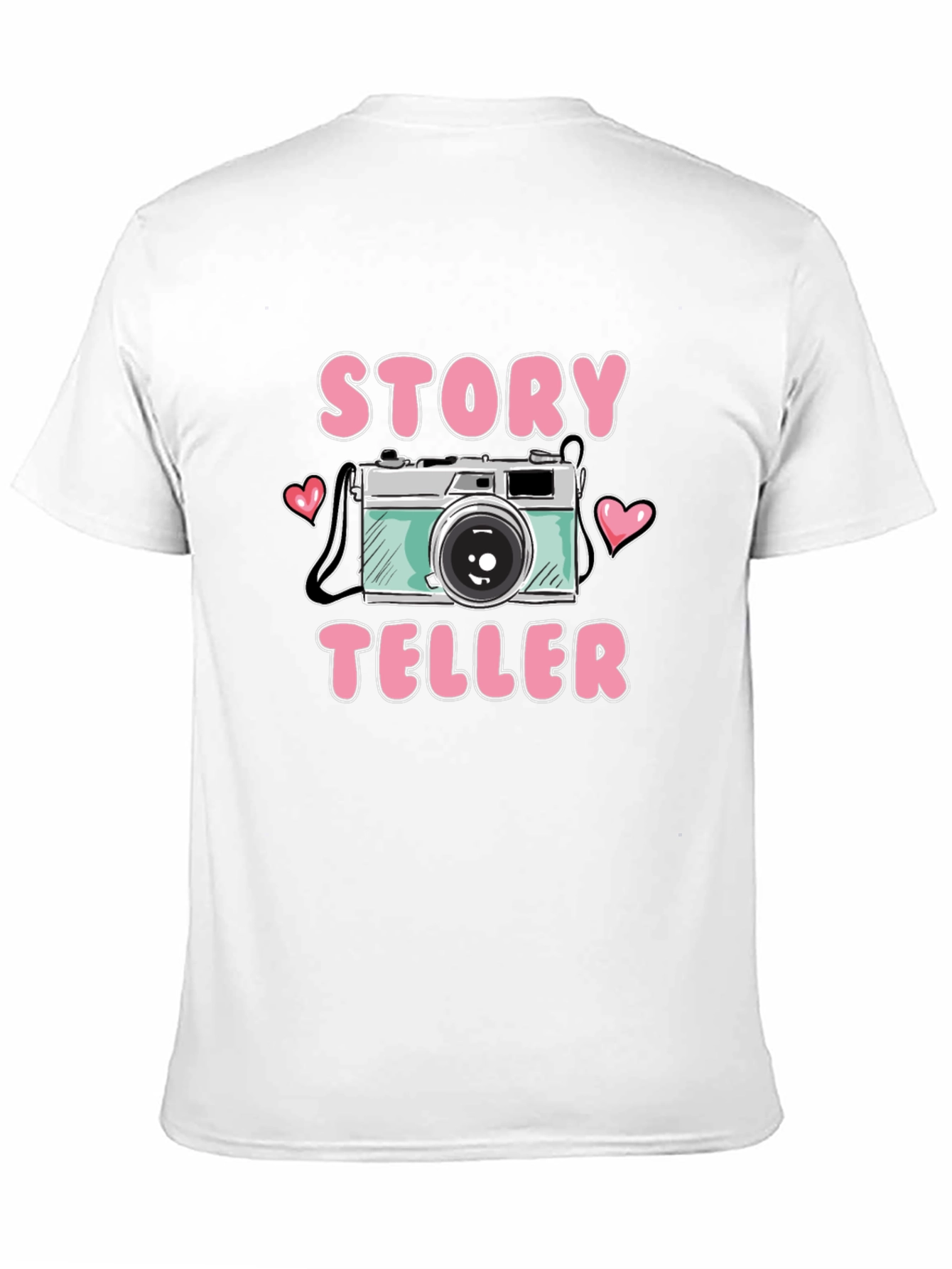 Story Teller Graphic Tee Camera Shirt