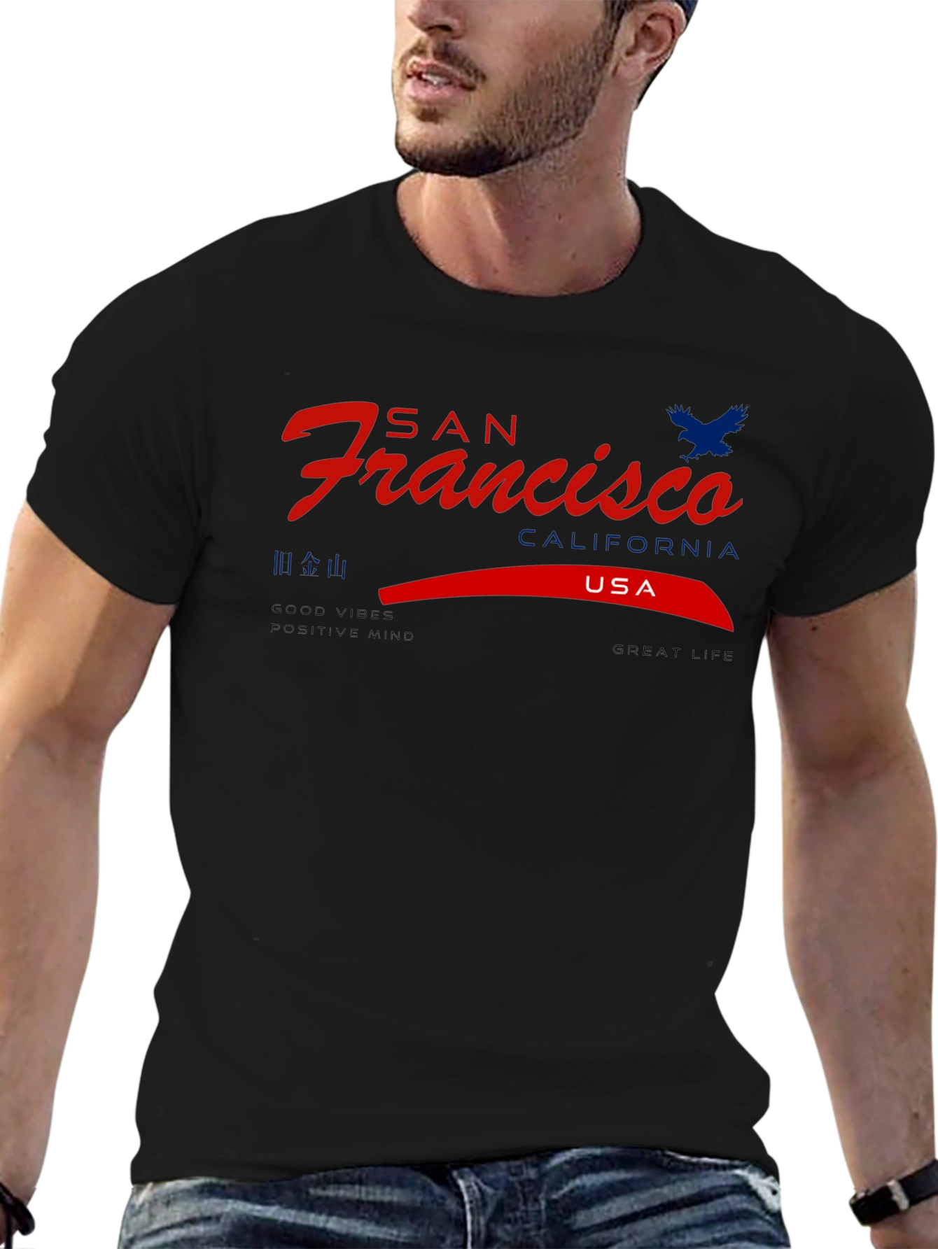 San Francisco Graphic Tee - California USA Design