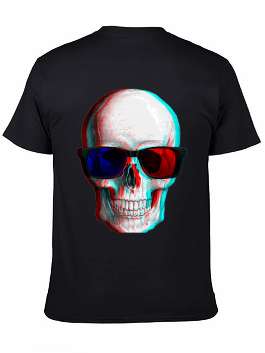 3D Skull Graphic Tee