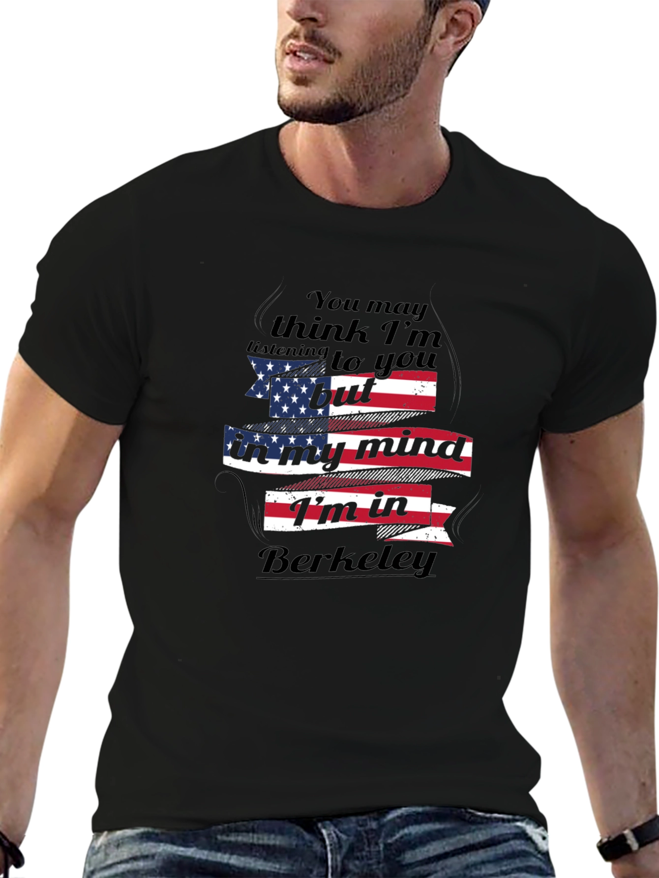 Berkeley Mind USA Flag Tee