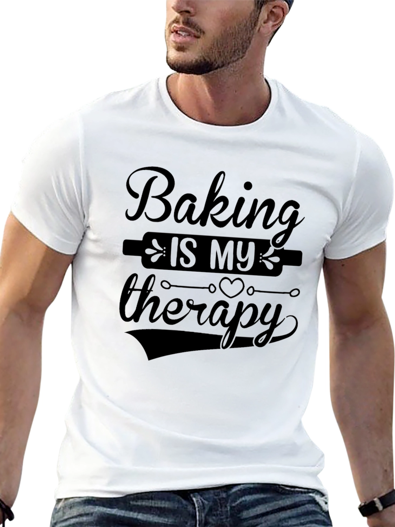 Baking Is My Therapy Graphic Tee