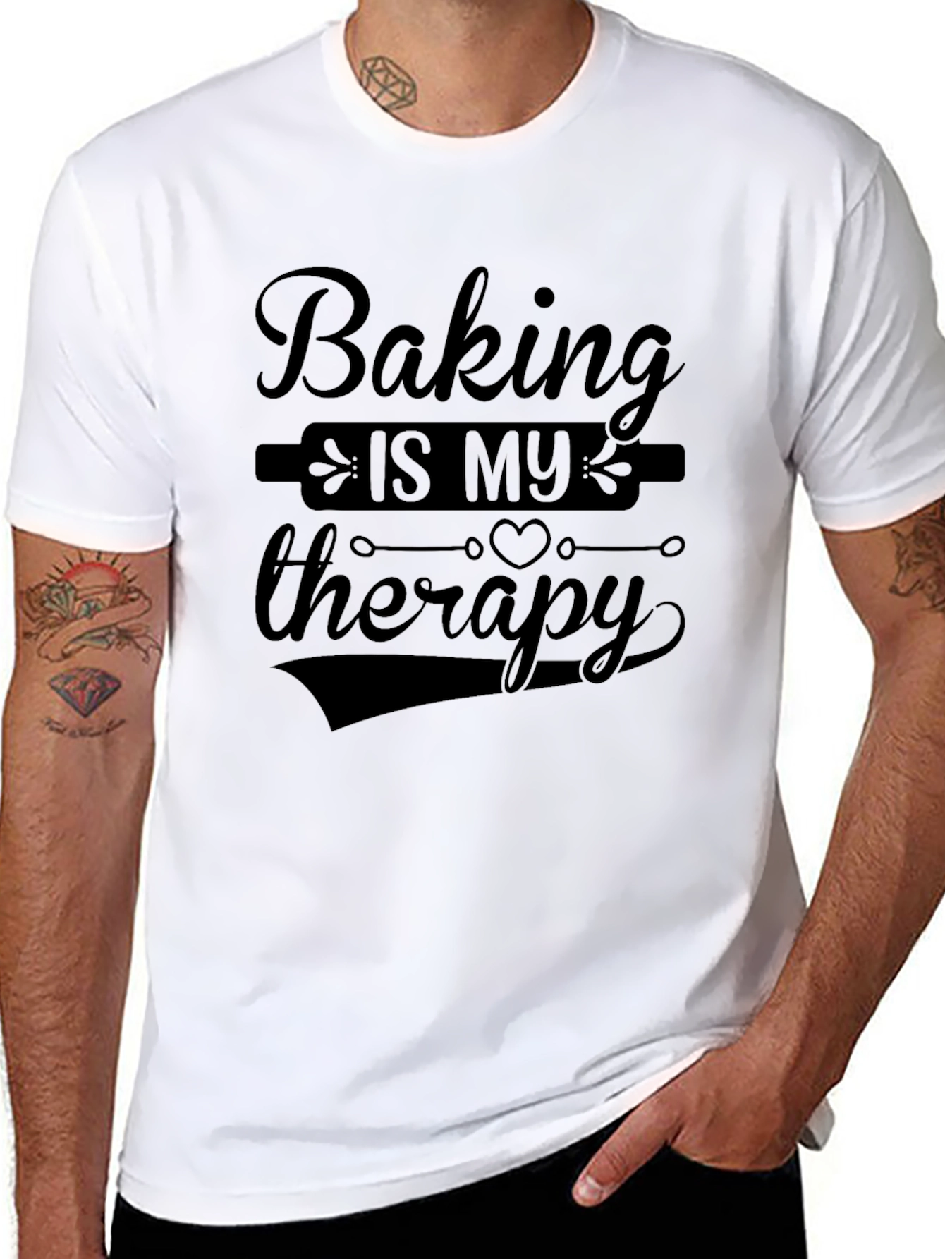 Baking Is My Therapy Graphic Tee