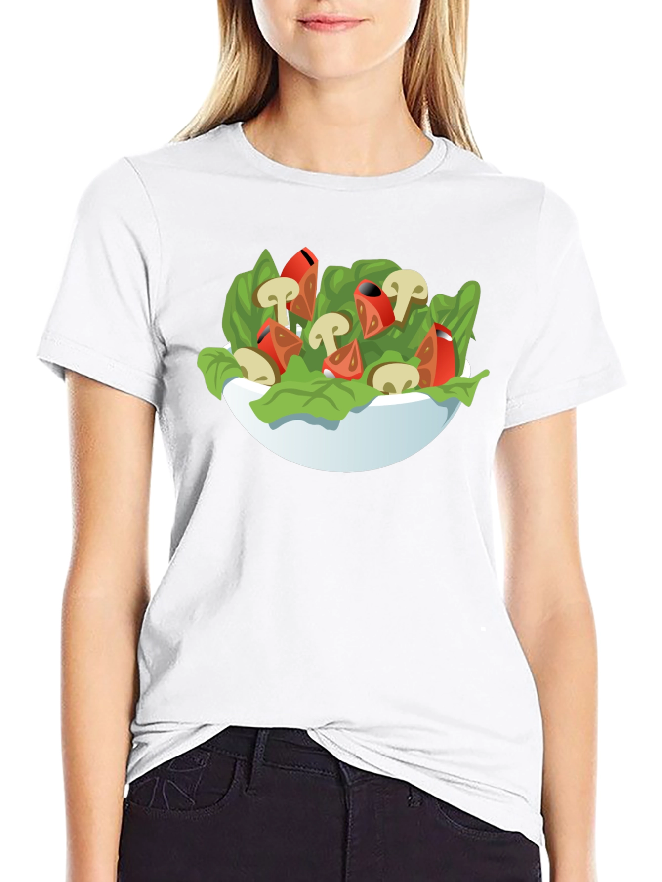 Salad Graphic T-Shirt - Fun & Quirky Design