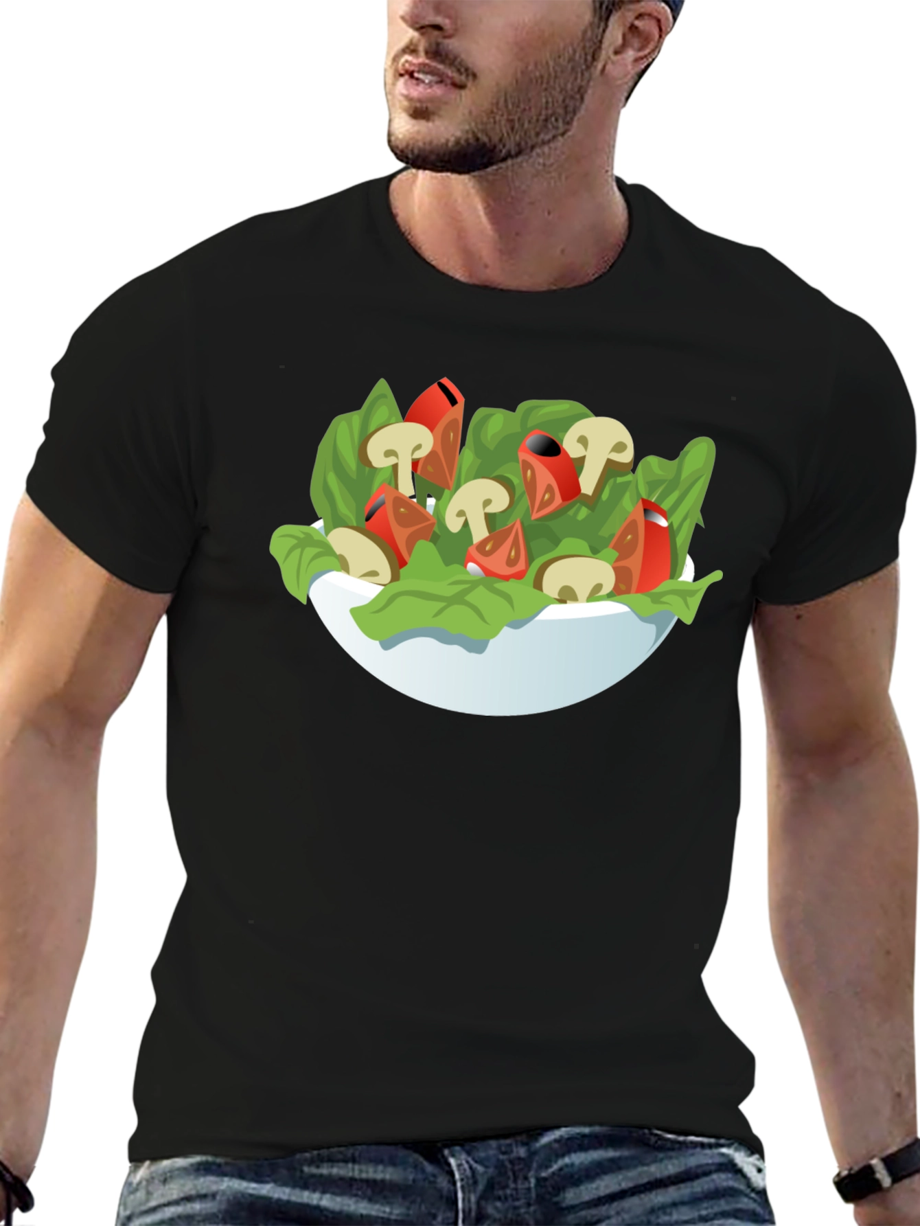 Salad Graphic T-Shirt - Fun & Quirky Design