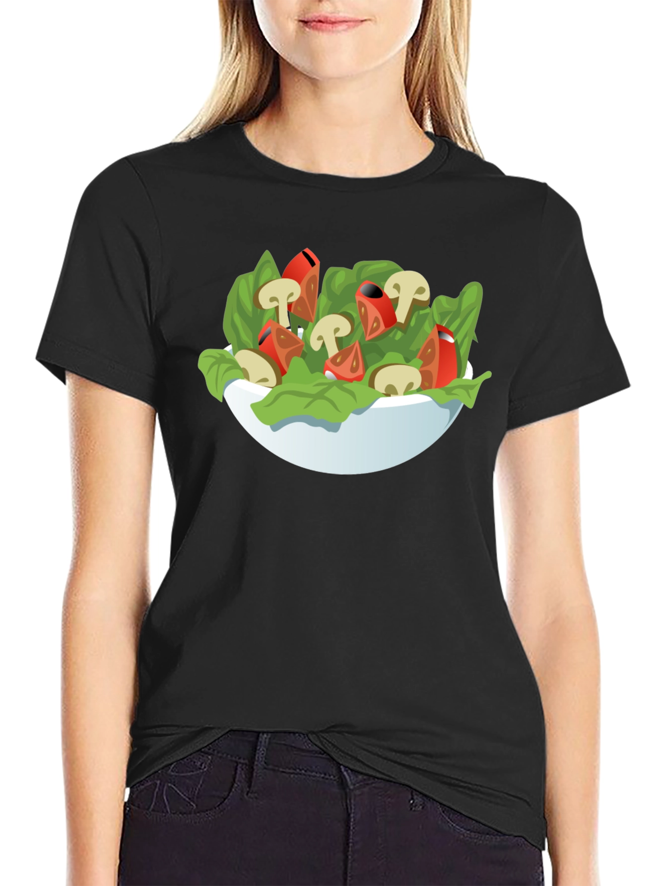 Salad Graphic T-Shirt - Fun & Quirky Design