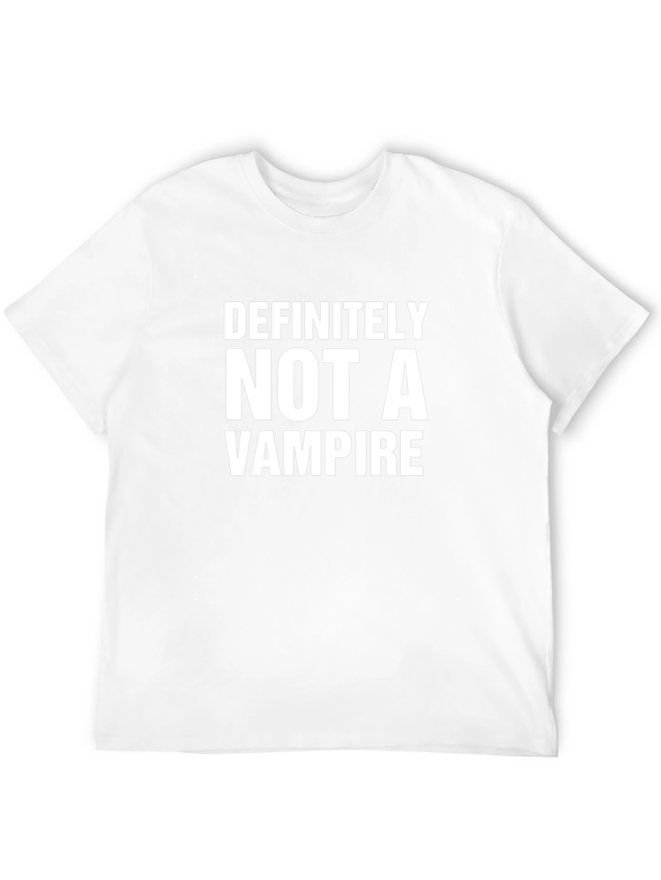 Definitely Not A Vampire Graphic T-Shirt