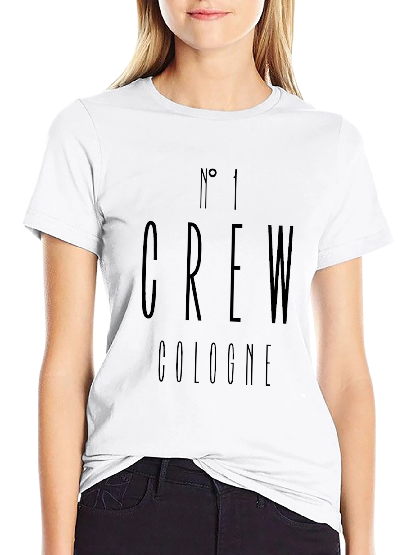 No. 1 Crew Cologne Black T-Shirt