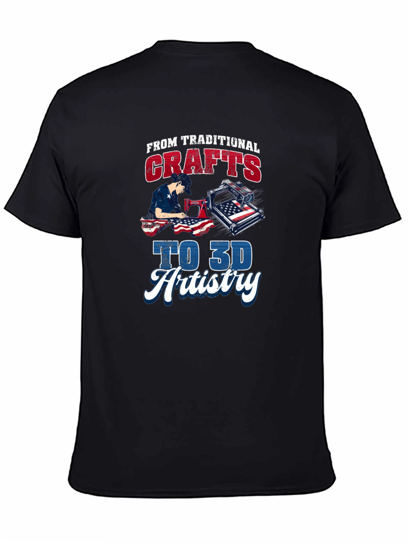 Crafts to 3D Artistry T-Shirt