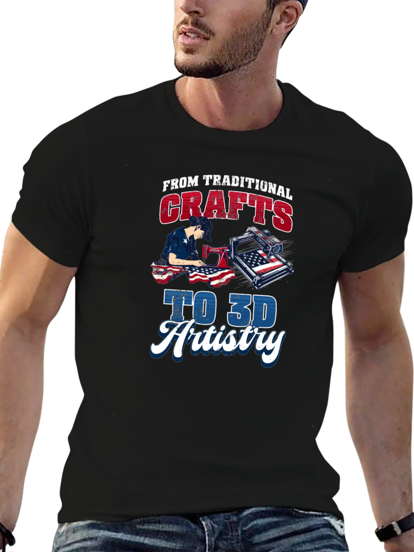 Crafts to 3D Artistry T-Shirt