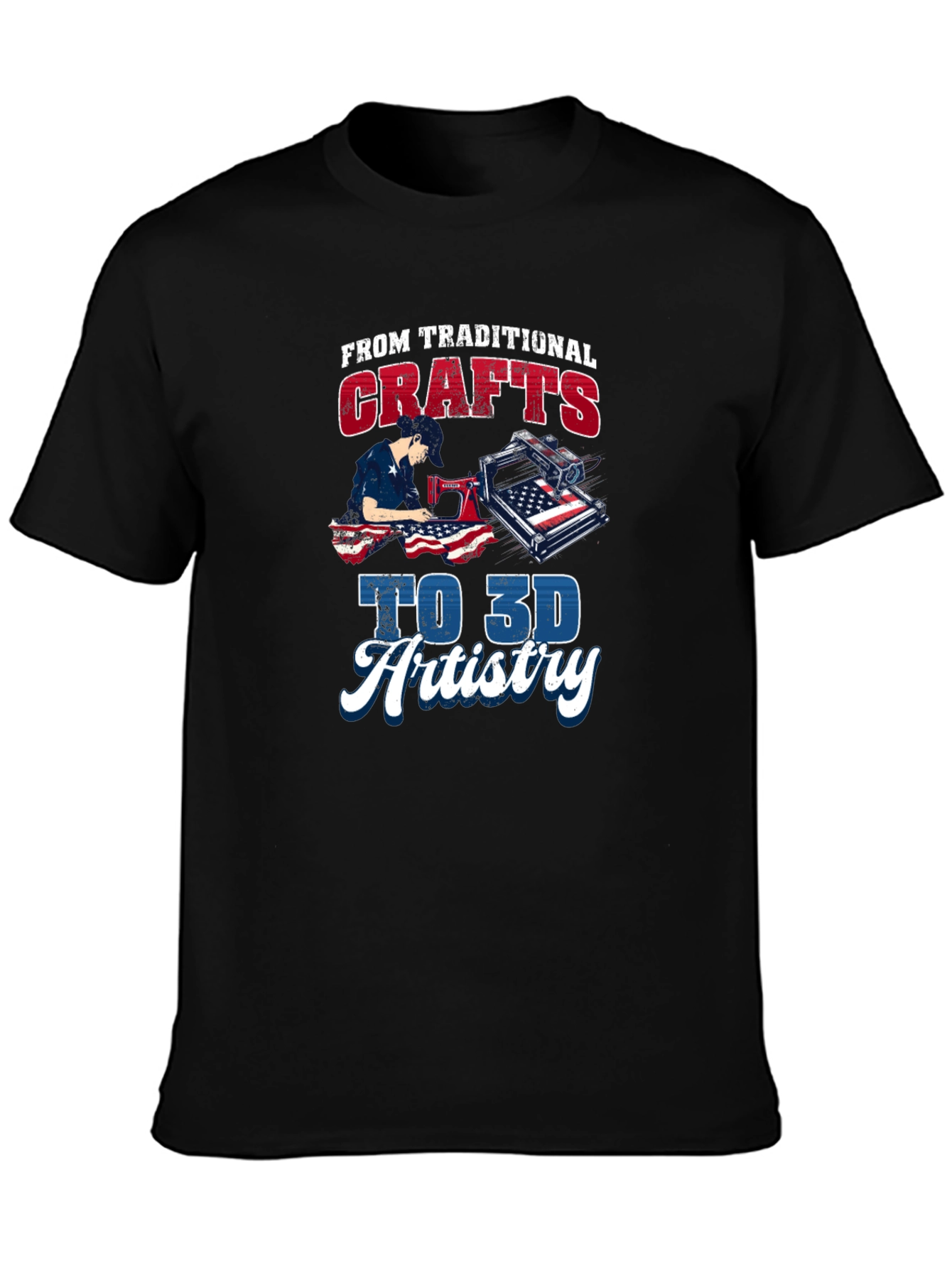 Crafts to 3D Artistry T-Shirt