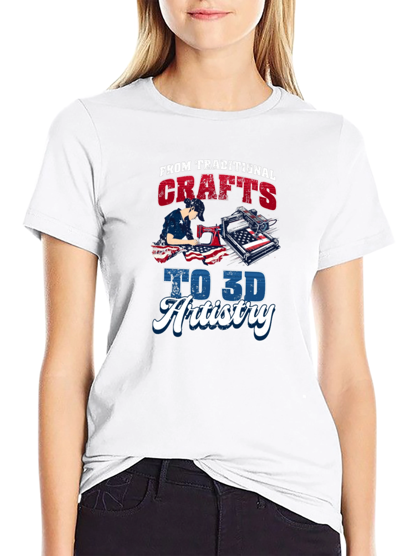 Crafts to 3D Artistry T-Shirt