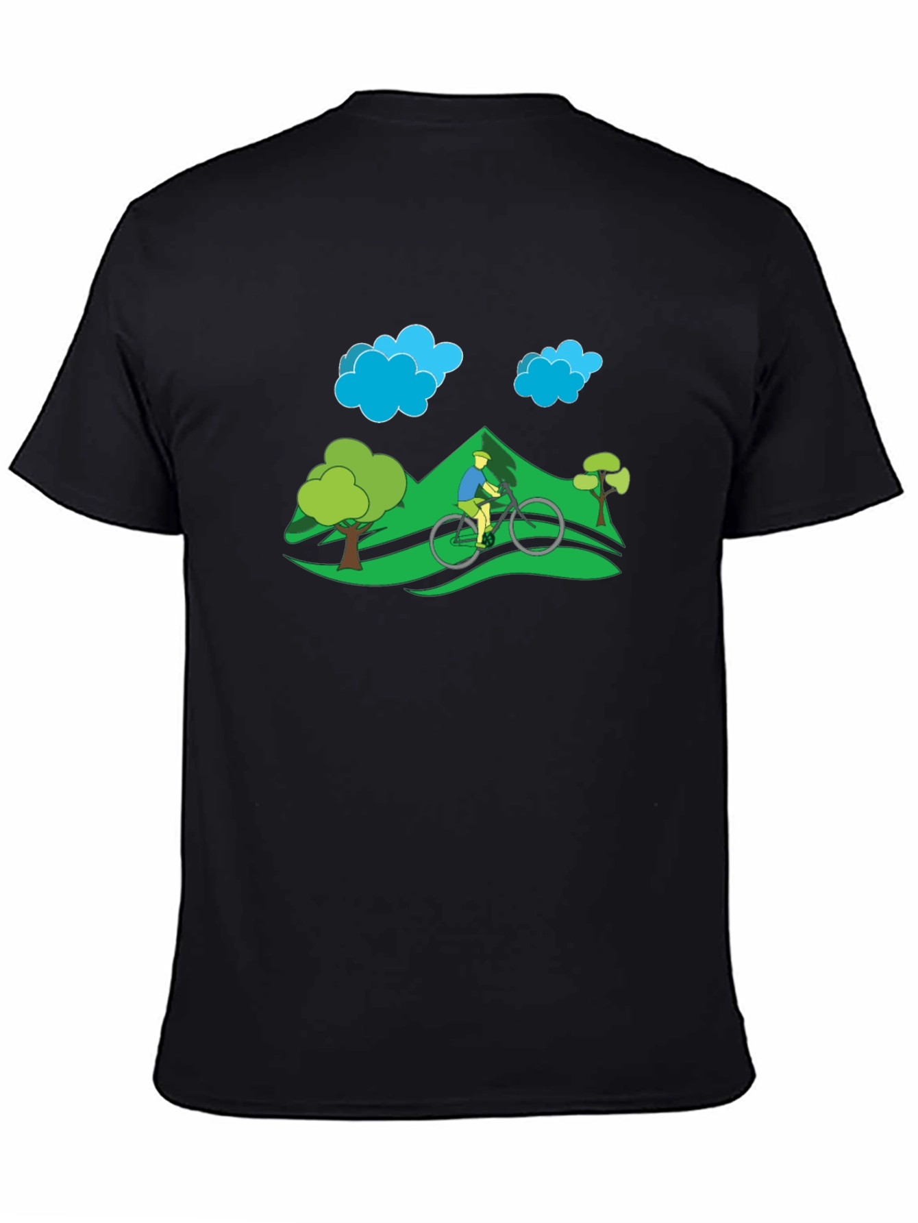 Mountain Bike Graphic Tee - Nature Adventure