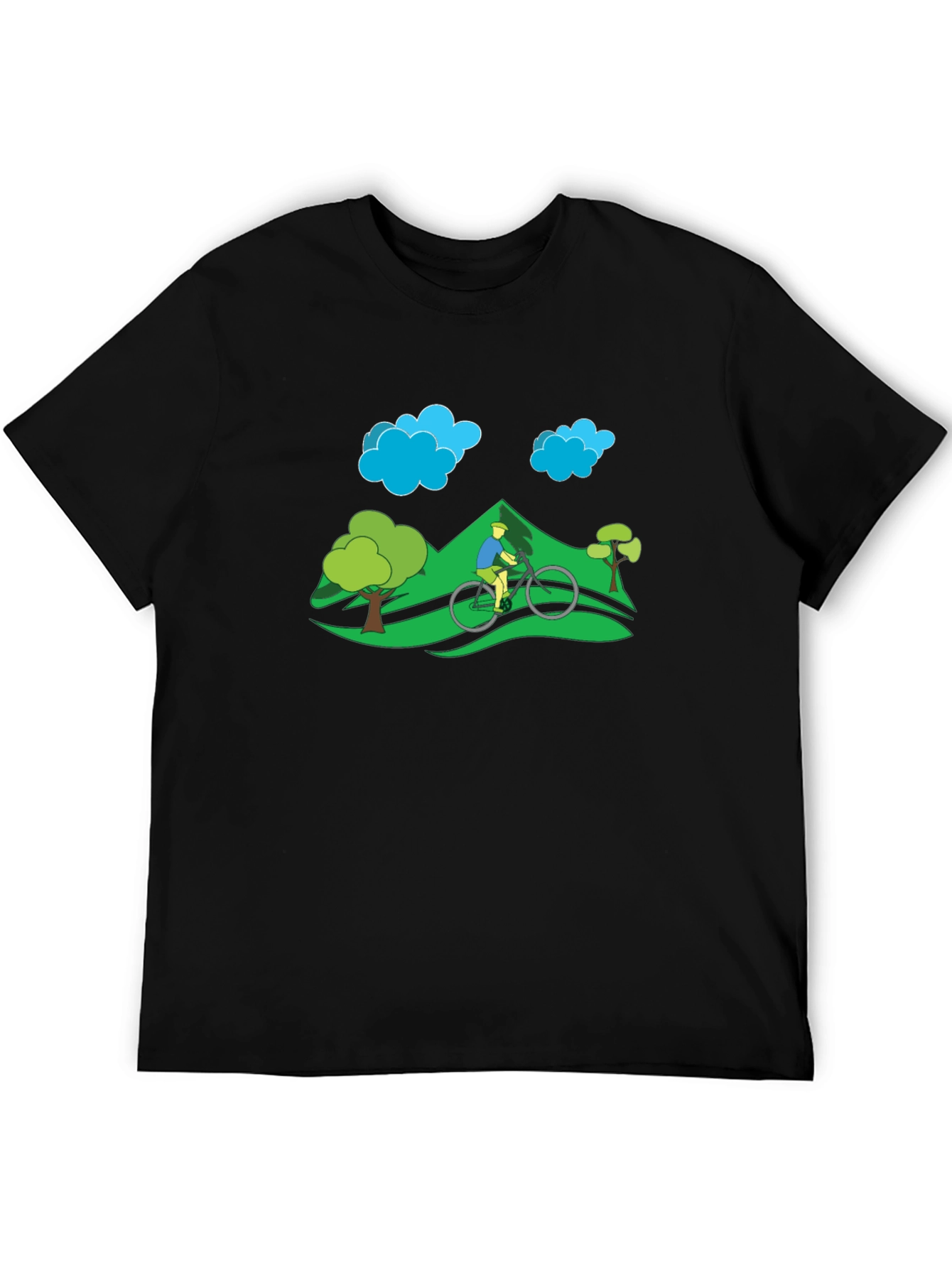 Mountain Bike Graphic Tee - Nature Adventure
