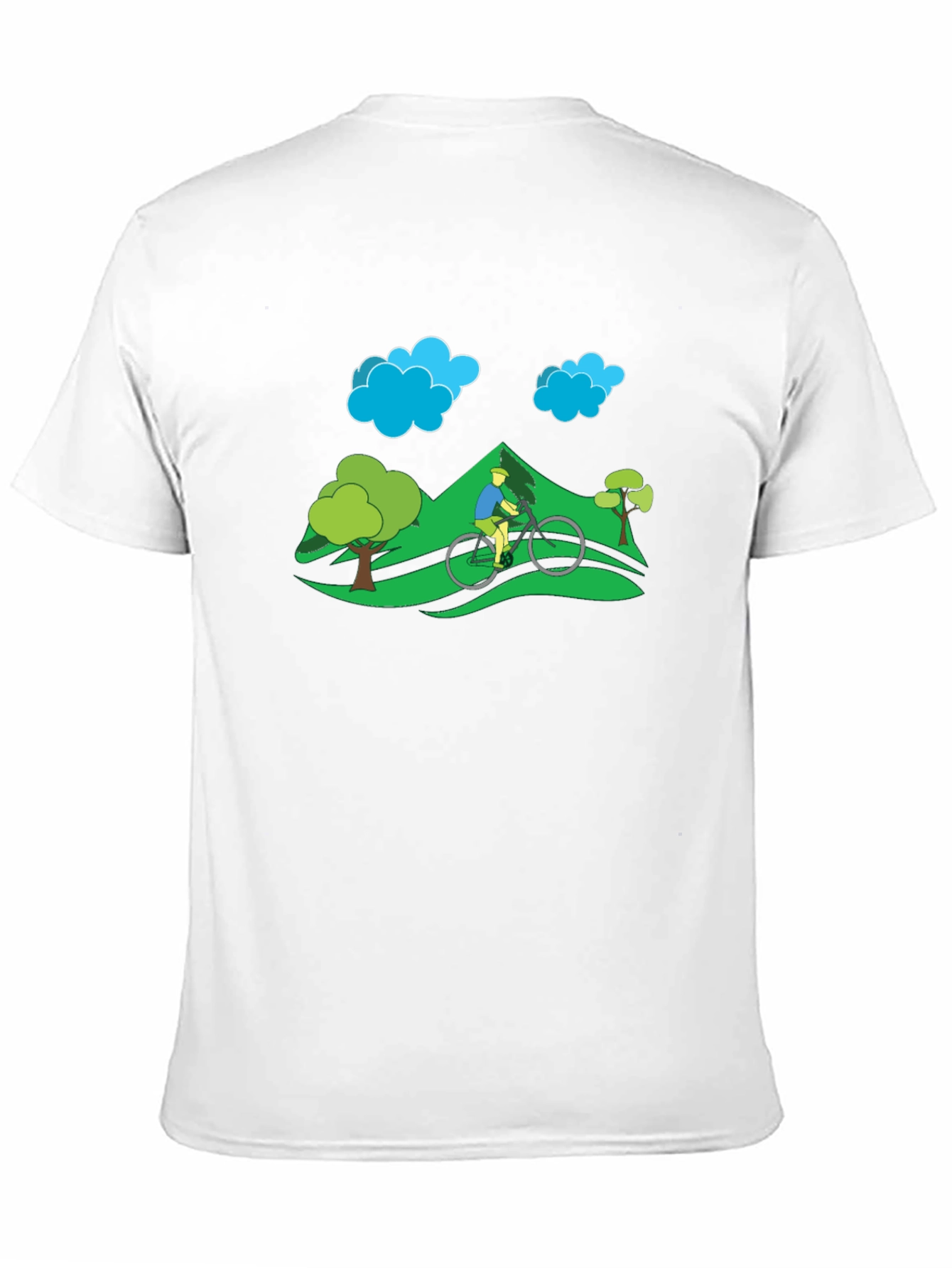 Mountain Bike Graphic Tee - Nature Adventure