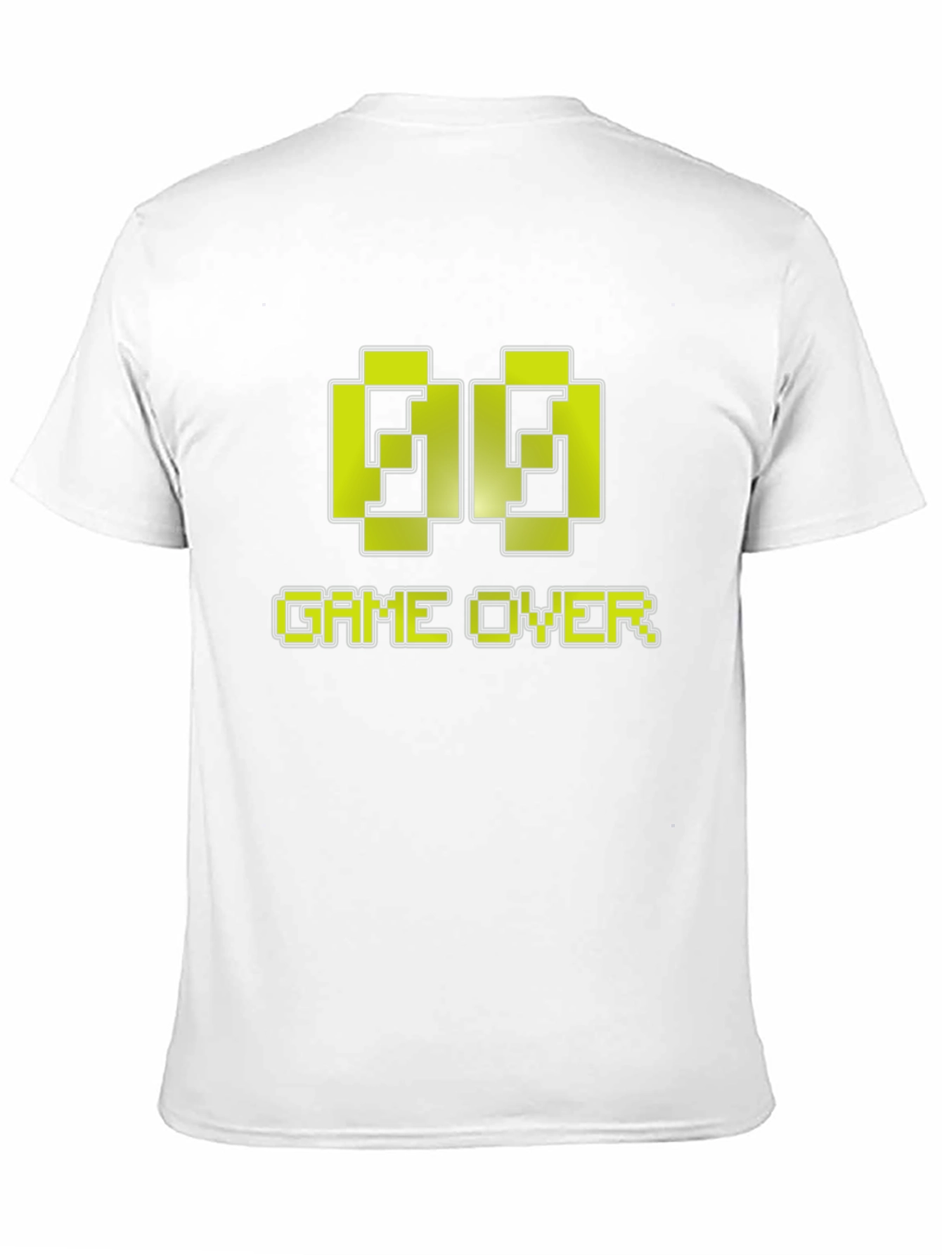 Game Over Pixel Art T-Shirt - Black