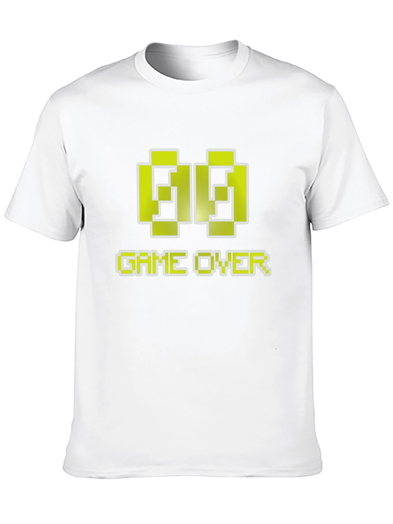 Game Over Pixel Art T-Shirt - Black