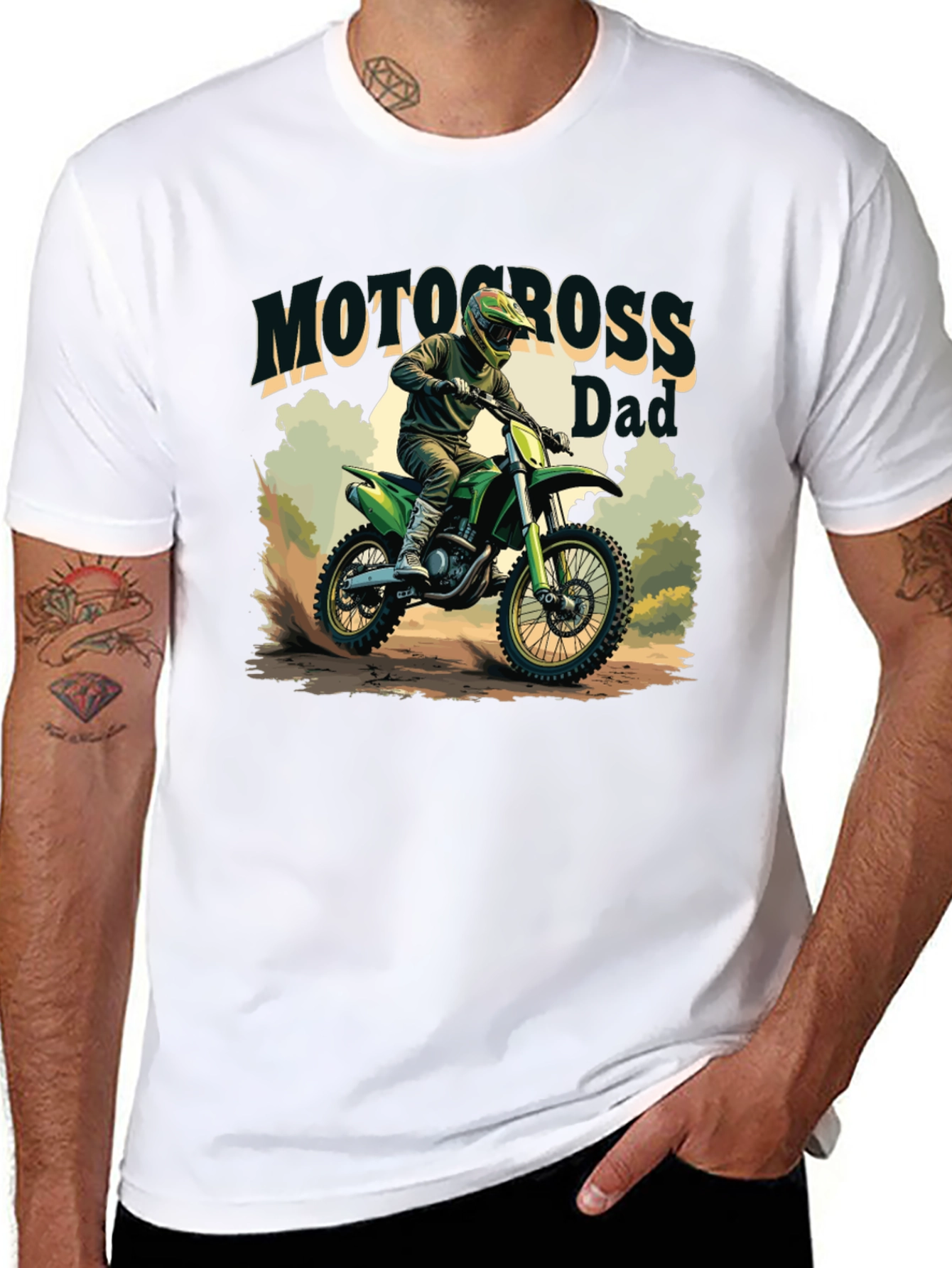 Motocross Dad Graphic Tee